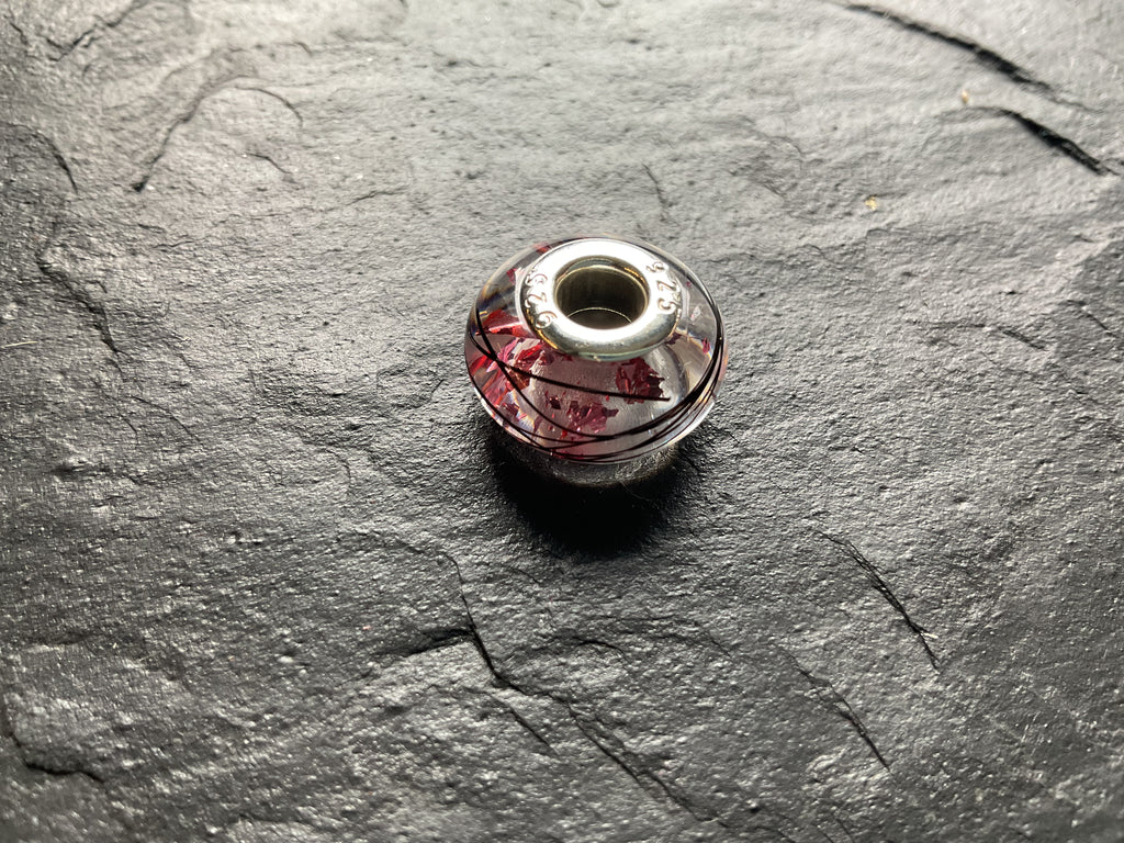 Horse Hair Pandora European Bead Charm made with Horse or fur
