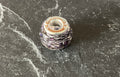 Horse Hair Swirl Pandora European Bead Charm made with Horse or fur