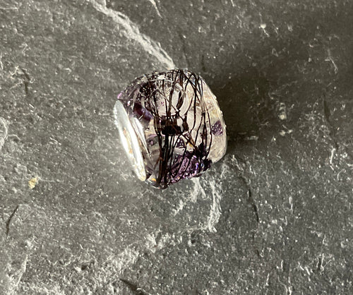 Horse Hair Swirl Pandora European Bead Charm made with Horse or fur