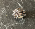 Horse Hair Bubbly Pandora European Bead Charm made with Horse or fur