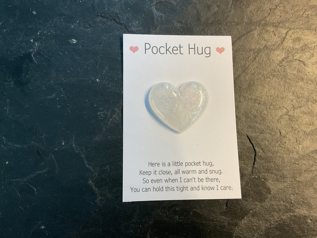 Resin Heart Pocket Hug