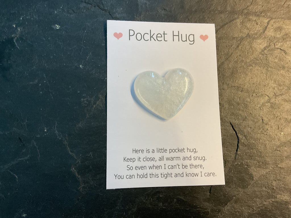Resin Heart Pocket Hug