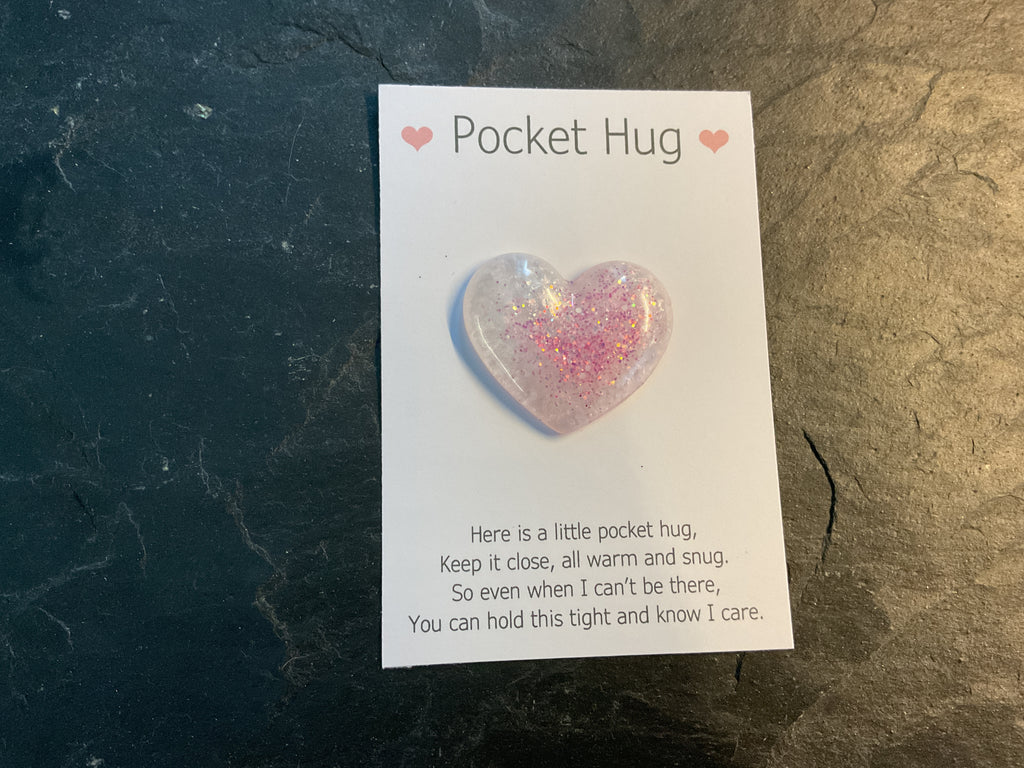 Resin Heart Pocket Hug