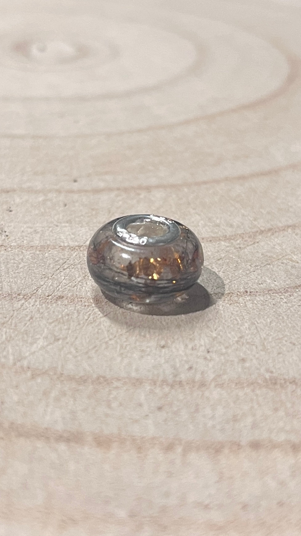 Horse Hair Pandora European Bead Charm made with Horse or fur