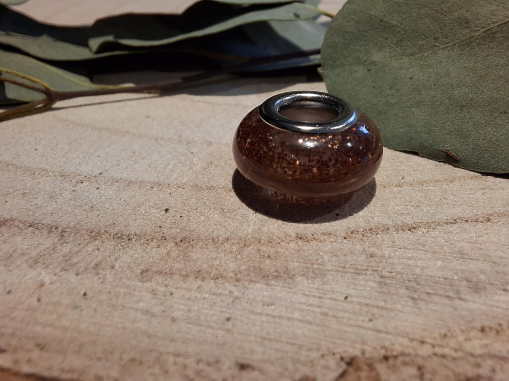 Horse Hair Pandora European Bead Charm made with Horse or fur